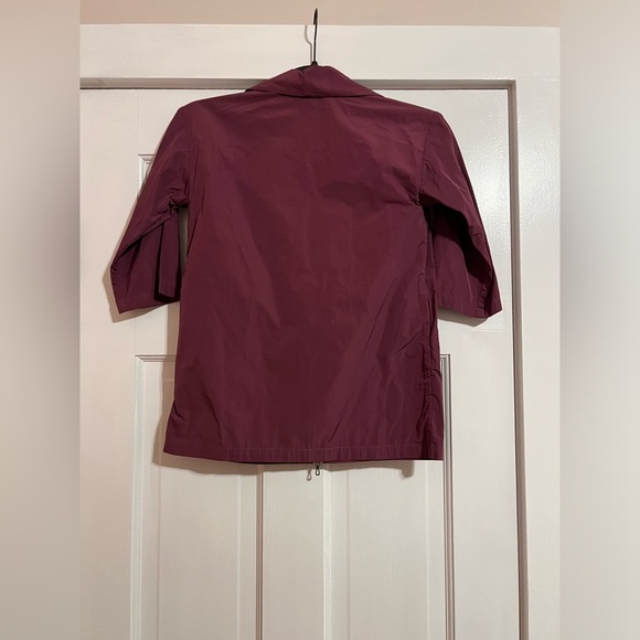 LANVIN TAFFETA • SHREDDED EDGE • ZIP BLOUSE - Picture 2 of 4